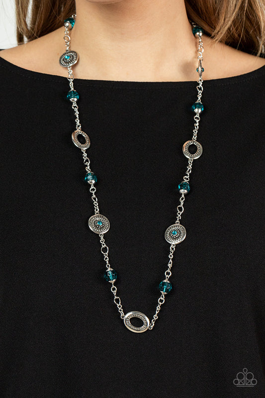 Paparazzi Glammed Up Goals Blue Long Necklace. Subscribe & Save. #P2WH-BLXX-441XX