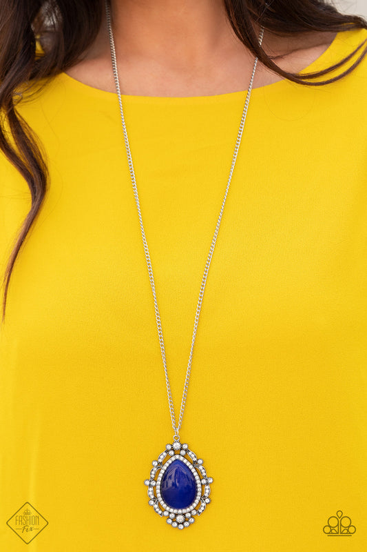 Paparazzi Accessories Necklace: "Frozen Gardens" (P2RE-BLXX-303WH) Glimpses of Malibu