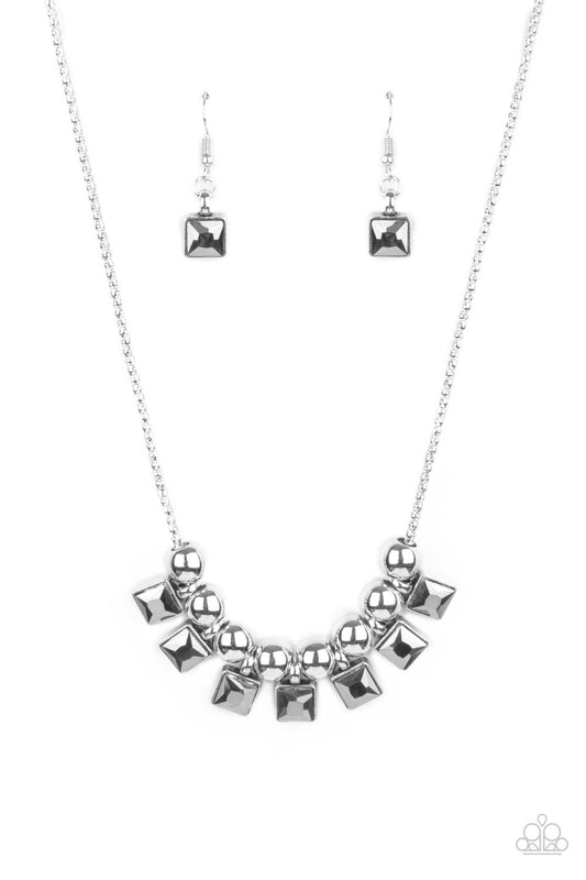 Graciously Audacious - Silver Necklace Paparazzi Accessories