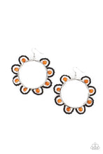 Load image into Gallery viewer, Groovy Gardens - Brown Earrings Paparazzi Accessories. Free Shipping. #P5SE-BNXX-192XX
