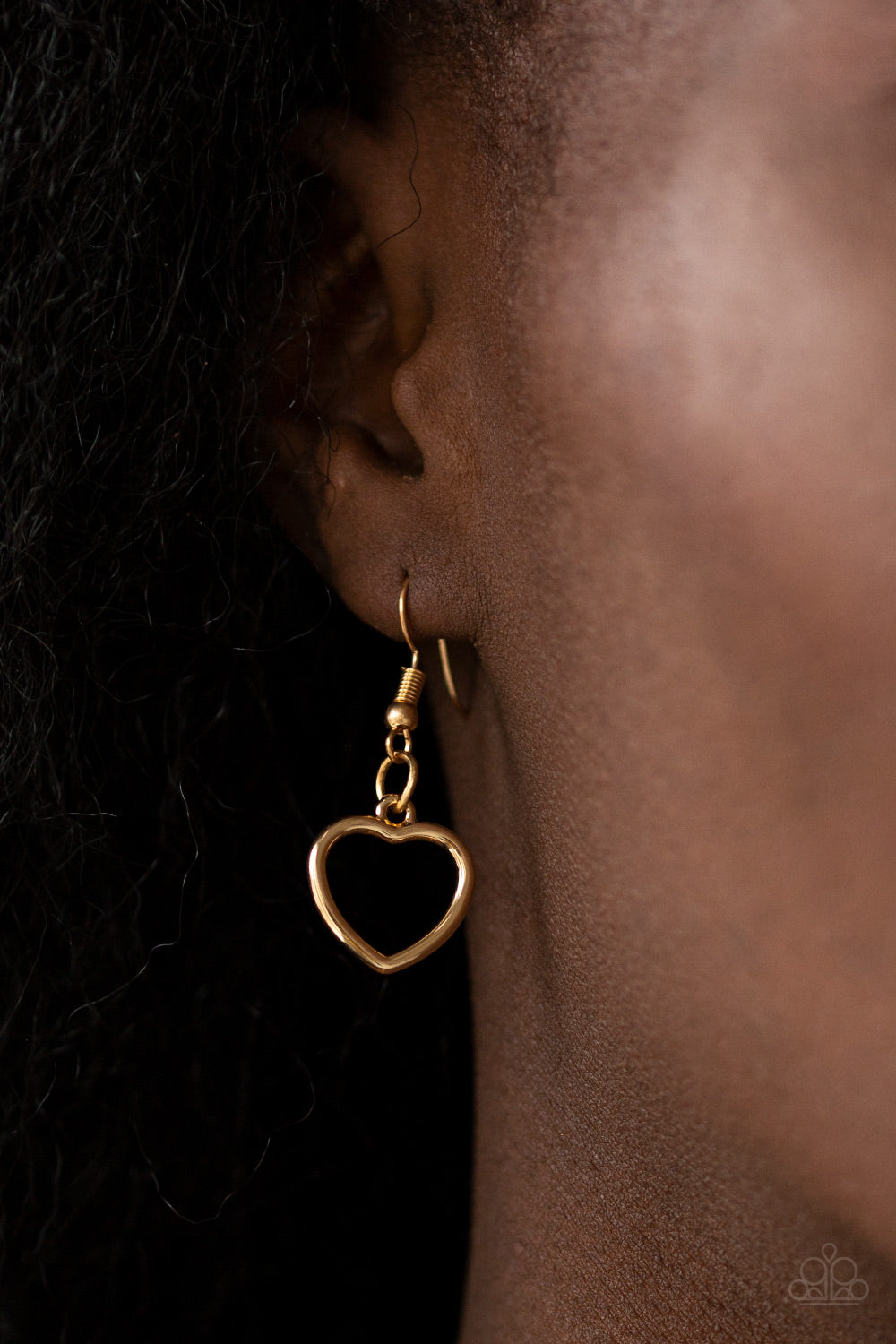 Paparazzi Necklace Hearty Hearts Gold Necklace $5 Valentine Accessories ready to ship