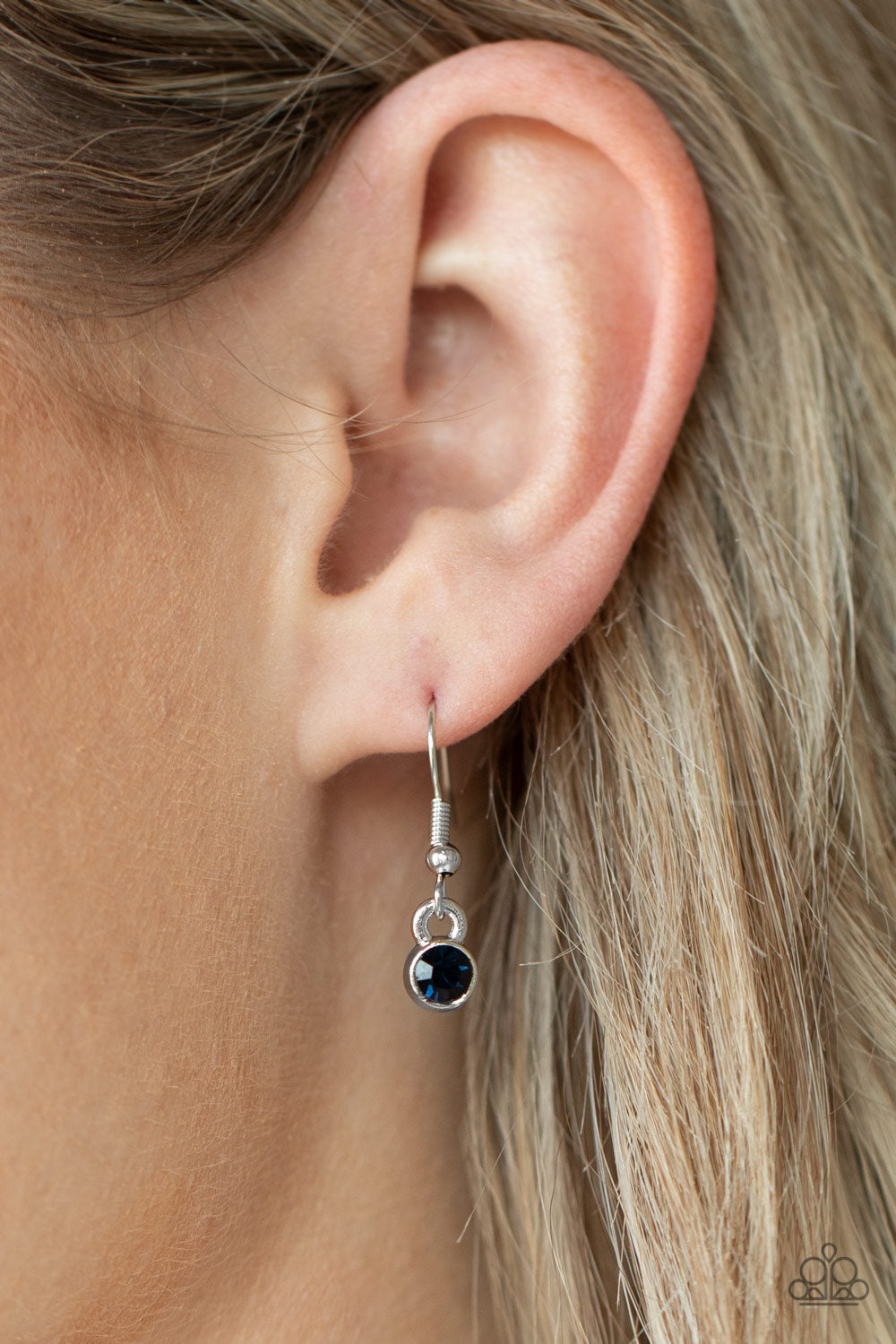 Heirloom Hideaway Blue Necklace Paparazzi Accessories with earrings! #P2RE-BLXX-294XX