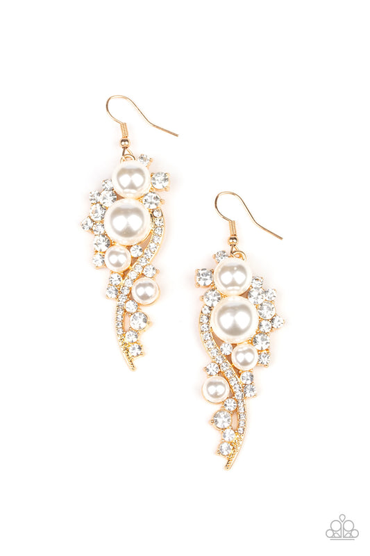 Paparazzi High-End Elegance Gold Earrings. Subscribe & Save. #P5RE-GDXX-202XX