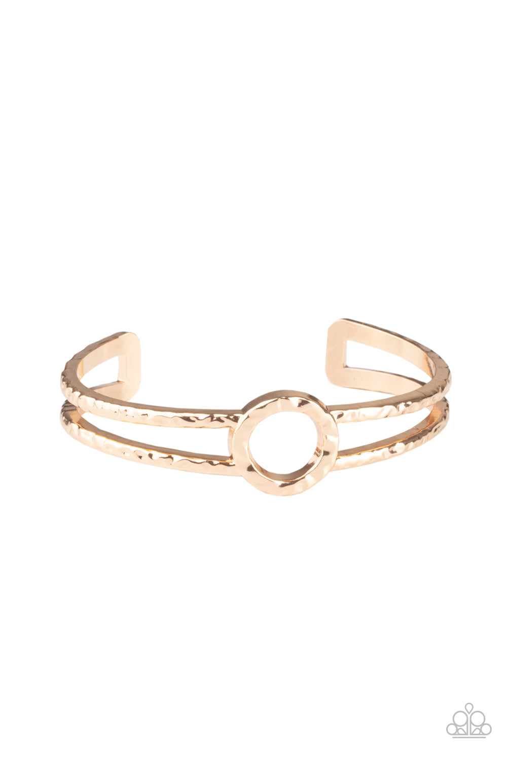 Historical Heirloom - Gold Bracelet Cuff Paparazzi Accessories