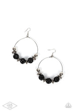 Load image into Gallery viewer, I Can Take a Compliment Black Earrings Paparazzi Accessories. Subscribe &amp; Save. #P5ED-BKXX-011XX
