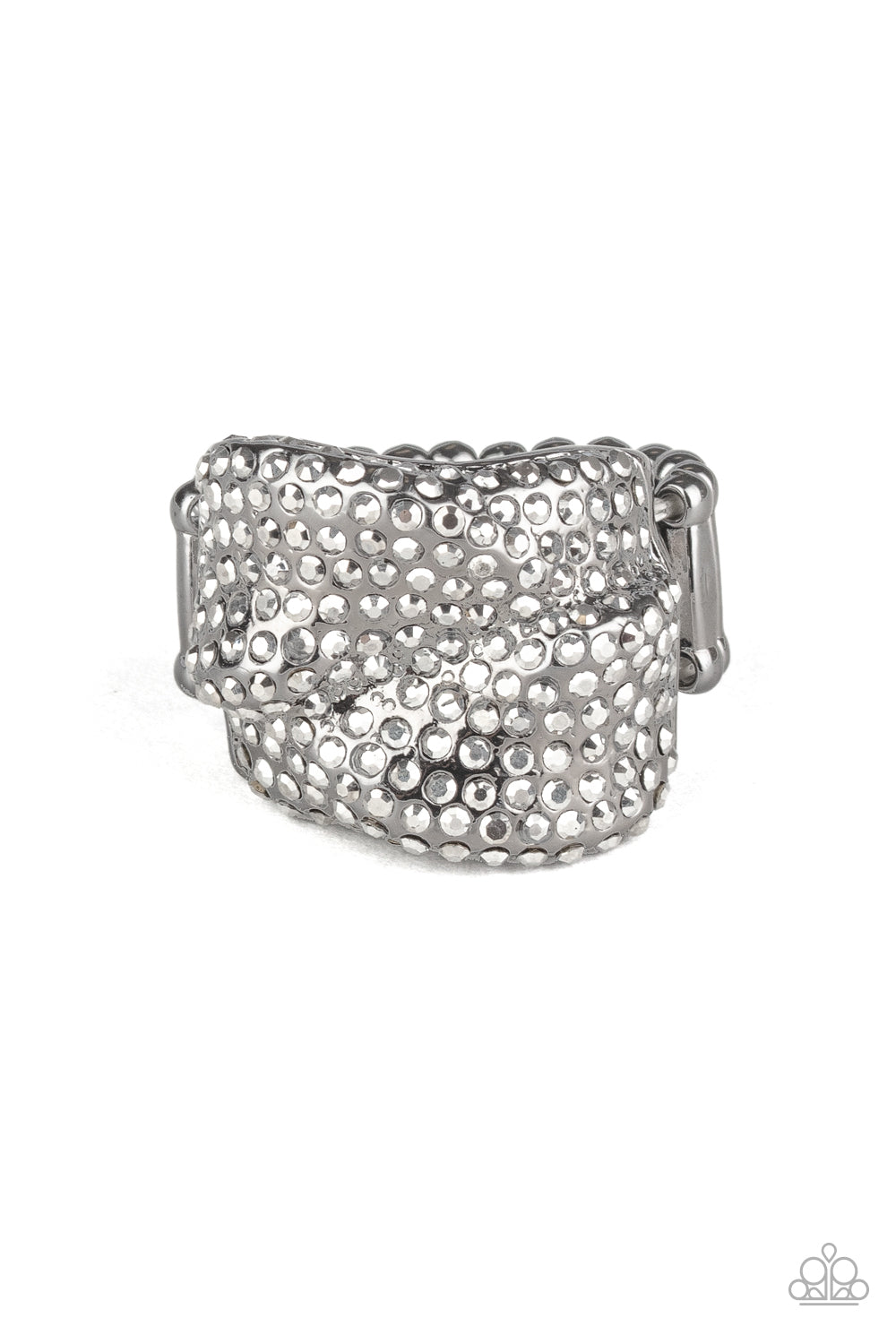 Imperial Industrialism - Black Ring Paparazzi Accessories blackmetal ring #P4ED-BKXX-108XX