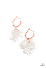 Load image into Gallery viewer, Jaw-Droppingly Jelly - Copper Hoop Paparazzi Accessories Acrylic Earring
