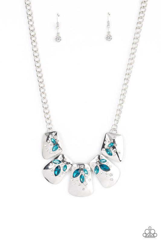 Paparazzi Jubilee Jingle Blue Necklace $5 Accessory. Subscribe and Save. #P2RE-BLXX-347XX