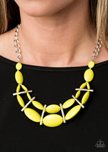 Load image into Gallery viewer, Law of the Jungle - Yellow Necklace Paparazzi Accessories. #P2ST-YWXX-064XX
