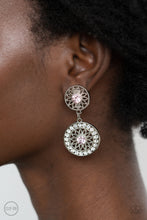 Load image into Gallery viewer, Paparazzi Life of The Garden Party - Pink Clip-On Earring
