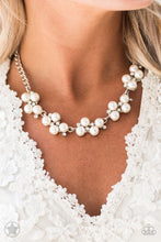Load image into Gallery viewer, Paparazzi Love Story White Necklace. #P2RE-WTXX-001PK. Get Free Shipping. 

