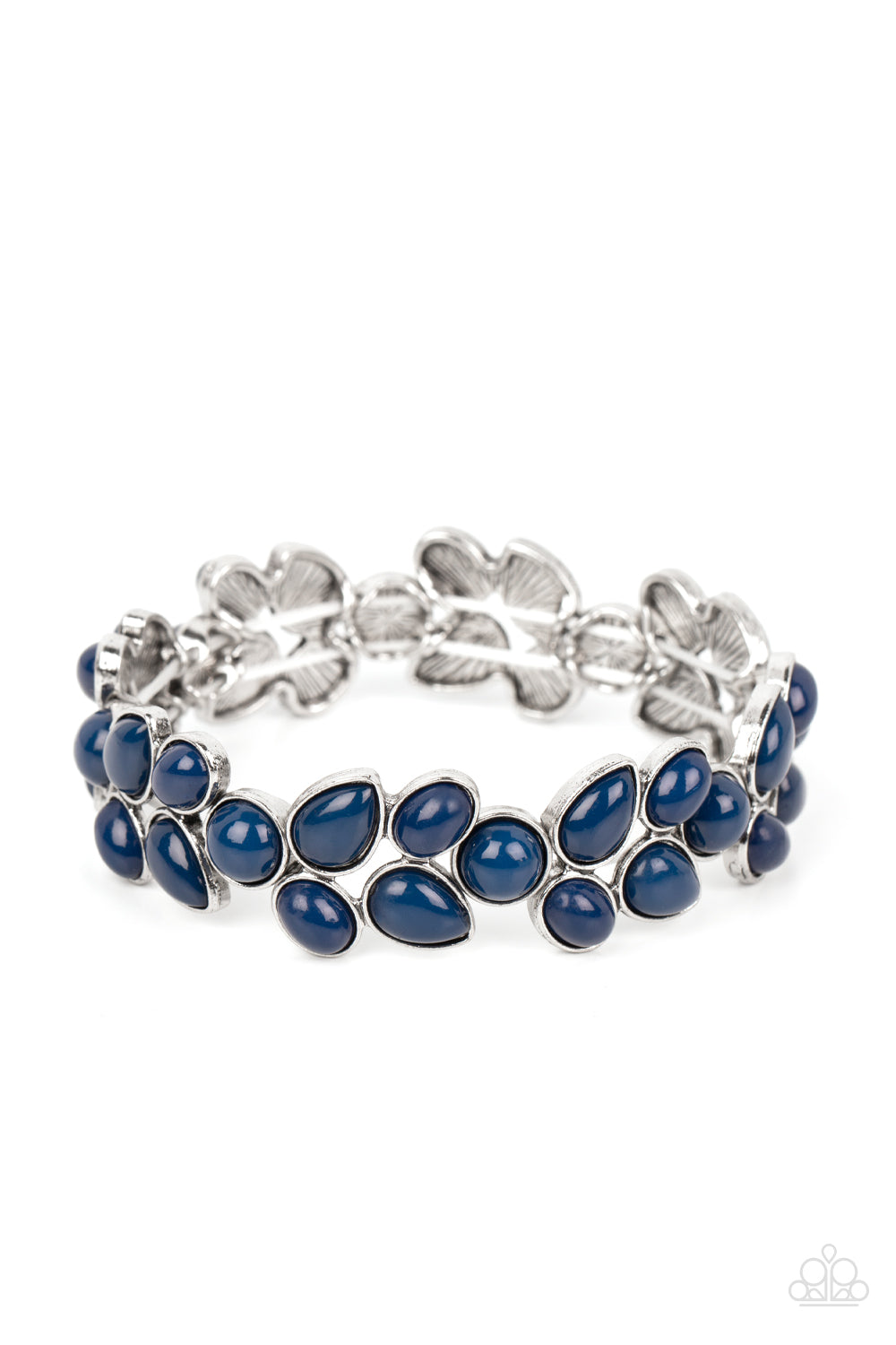 Paparazzi Marina Romance Blue Bracelet $5 Jewelry. Free Shipping and Returns! # P9ST-BLXX-023XX