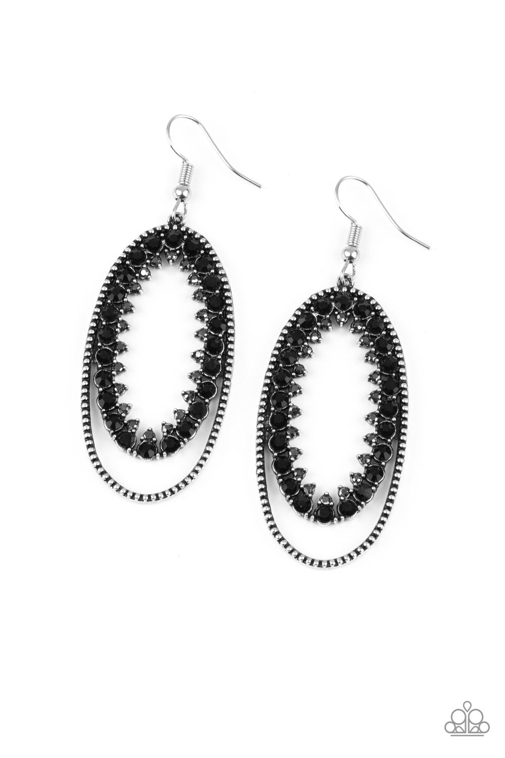 Paparazzi Earring ~ Marry Into Money - Black