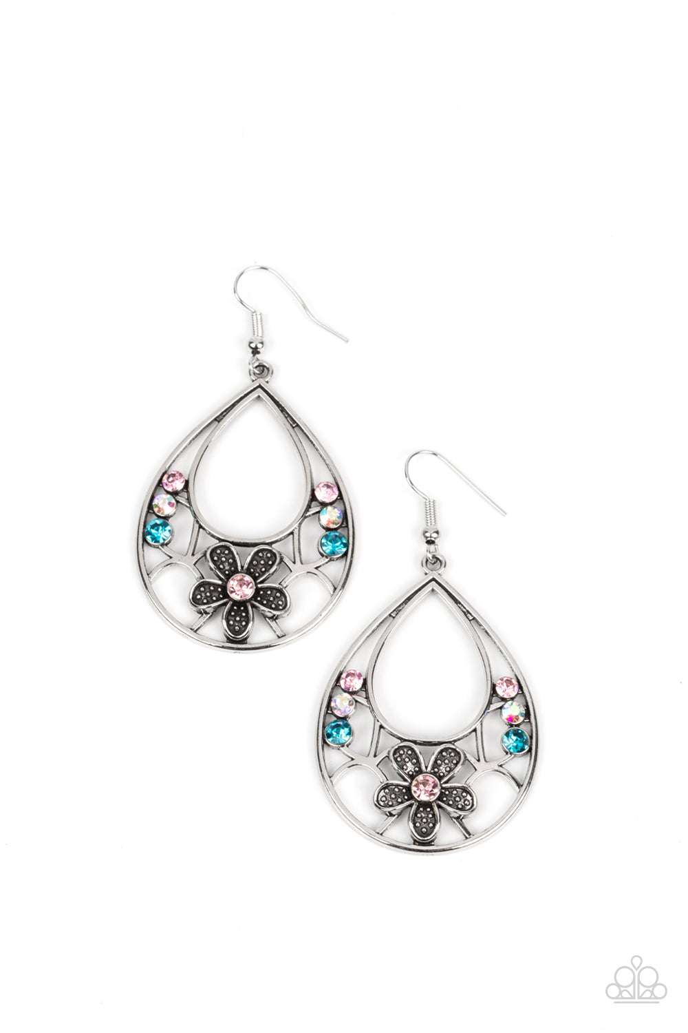 Meadow Marvel Multi Floral Earrings Paparazzi Accessories. Get Free Shipping.