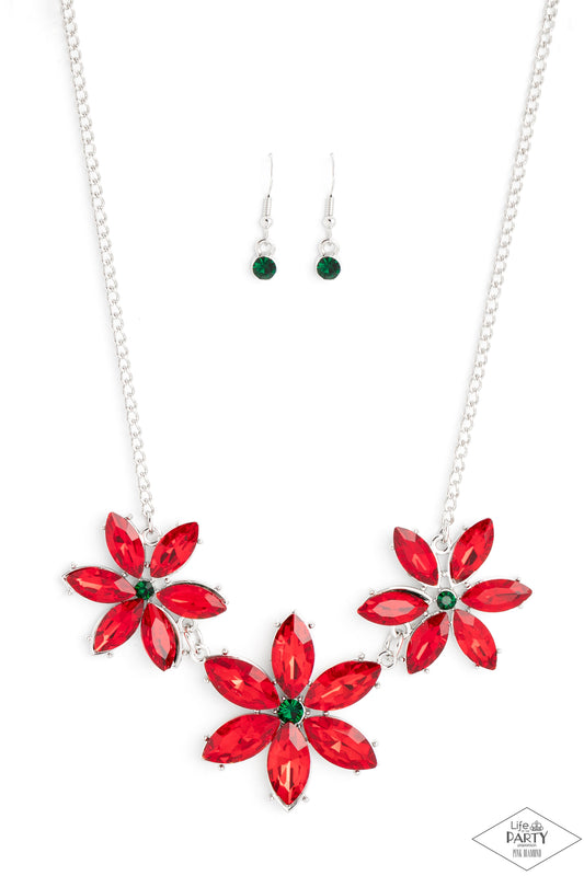 Paparazzi Meadow Muse Red Necklace. Subscribe & Save. #P2RE-MTXX-217XX. Multi Necklace.