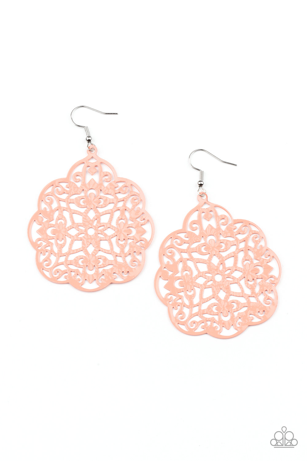 Mediterranean Eden - Orange Paparazzi Earring