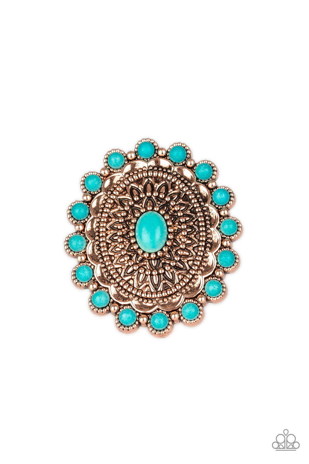 Paparazzi Mesa Mandala - Copper Ring #P4SE-CPBL-051XX