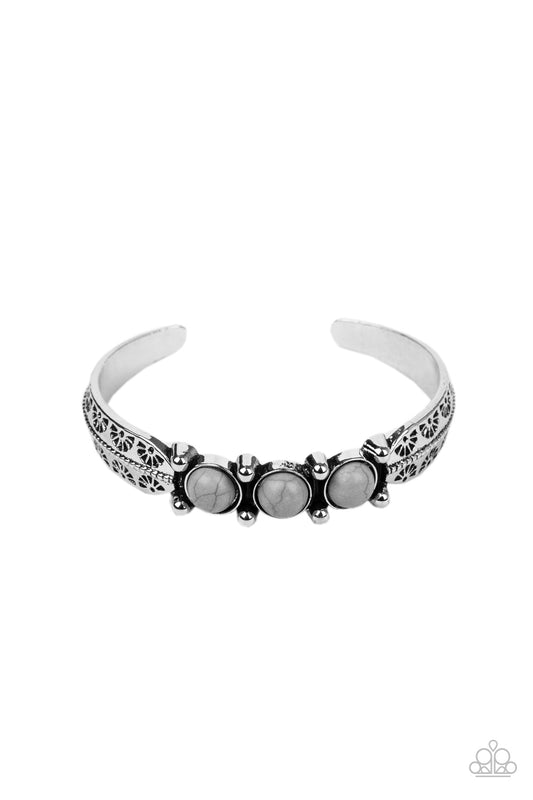 Mojave Glyphs Silver Bracelet Paparazzi Accessories. Subscribe & Save. #P9SE-SVXX-088XX.