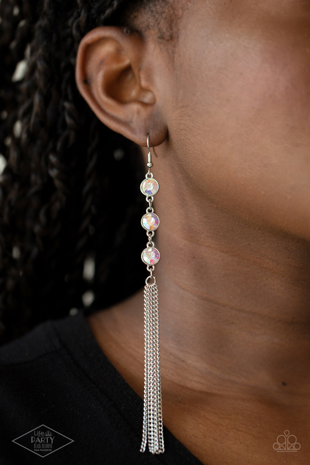 Moved to TIERS Multi Iridecent Earrings Paparazzi Accessories. Get Free Shipping. #P5ST-MTXX-023XX