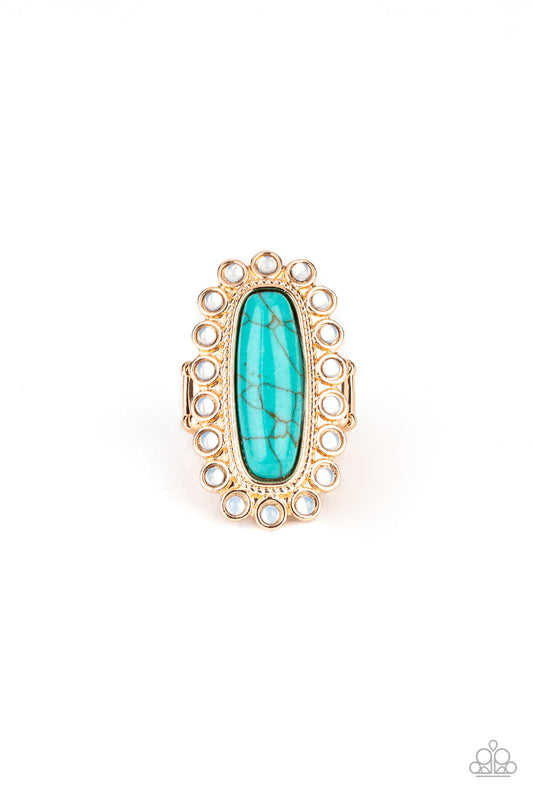 Paparazzi Ring ~ Mystic Oasis - Gold