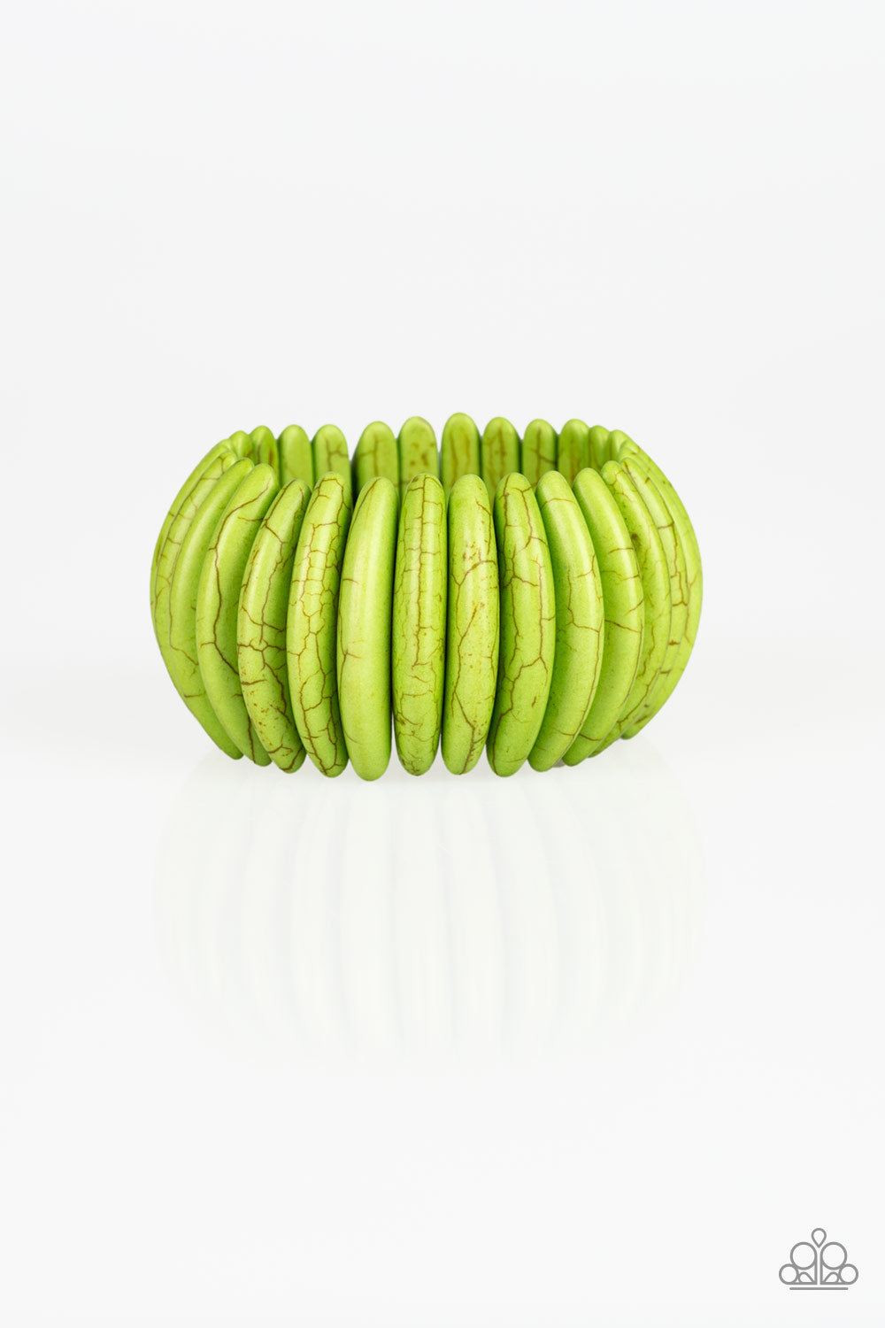 Naturally Nomad Green Stretchy Bracelet Paparazzi Accessories. Subscribe & Save. #P9SE-GRXX-096XX