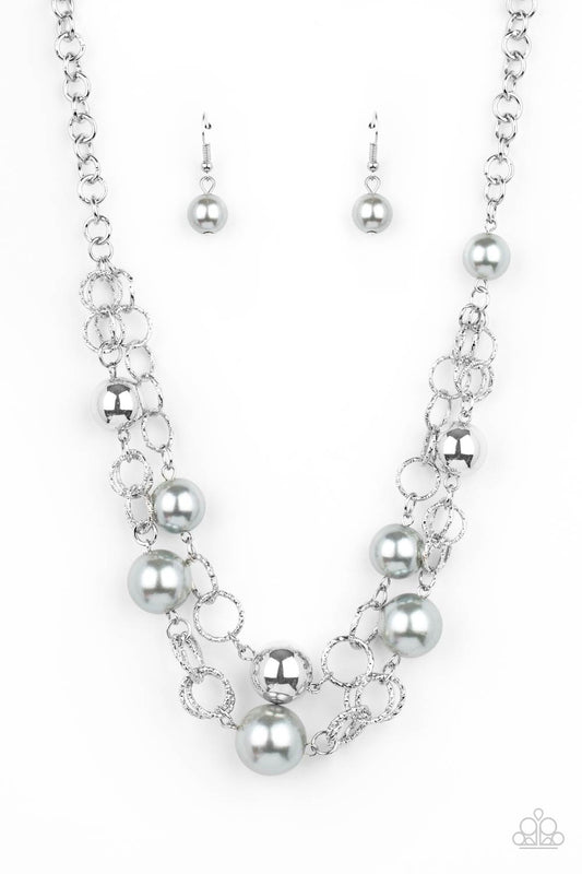New Age Knockout - Silver Necklace Paparazzi Accessories $5 Jewelry. Shop online!