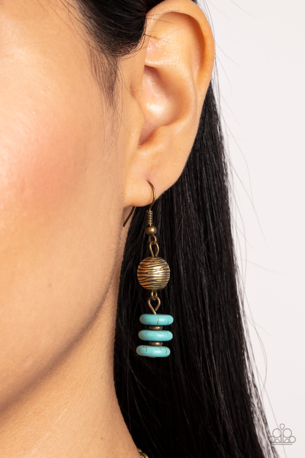 Oasis Goddess Brass $5 Necklace Paparazzi Accessories #P2SE-BRXX-134XX