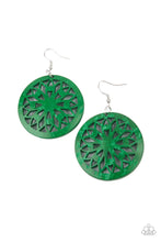 Load image into Gallery viewer, Paparazzi Ocean Canopy Green Earrings. $5 Jewelry. Get Free Shipping. #P5SE-GRXX-129XX

