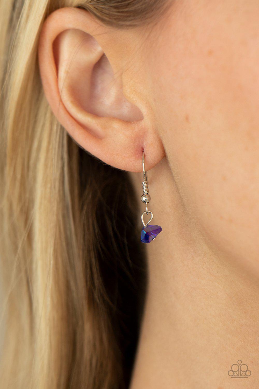 Olympian Oracle - Blue Oil Spill Iridescent Necklace