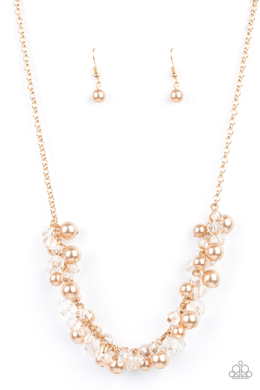 Pardon My FRINGE - Brown Pearl Necklace Paparazzi