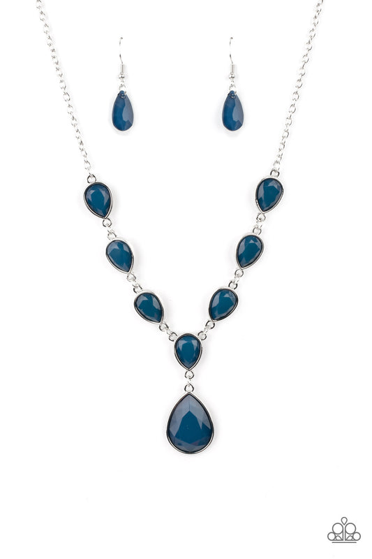Party Paradise - Blue Necklace Paparazzi Accessories