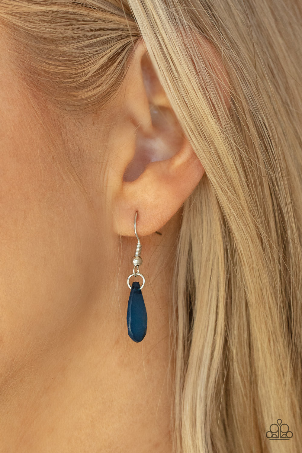 Paparazzi Necklace ~ Party Paradise - Blue Teardrop Necklace