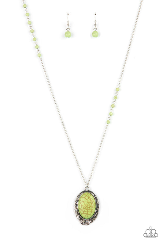 Plateau Paradise - Green Necklace Paparazzi Accessories