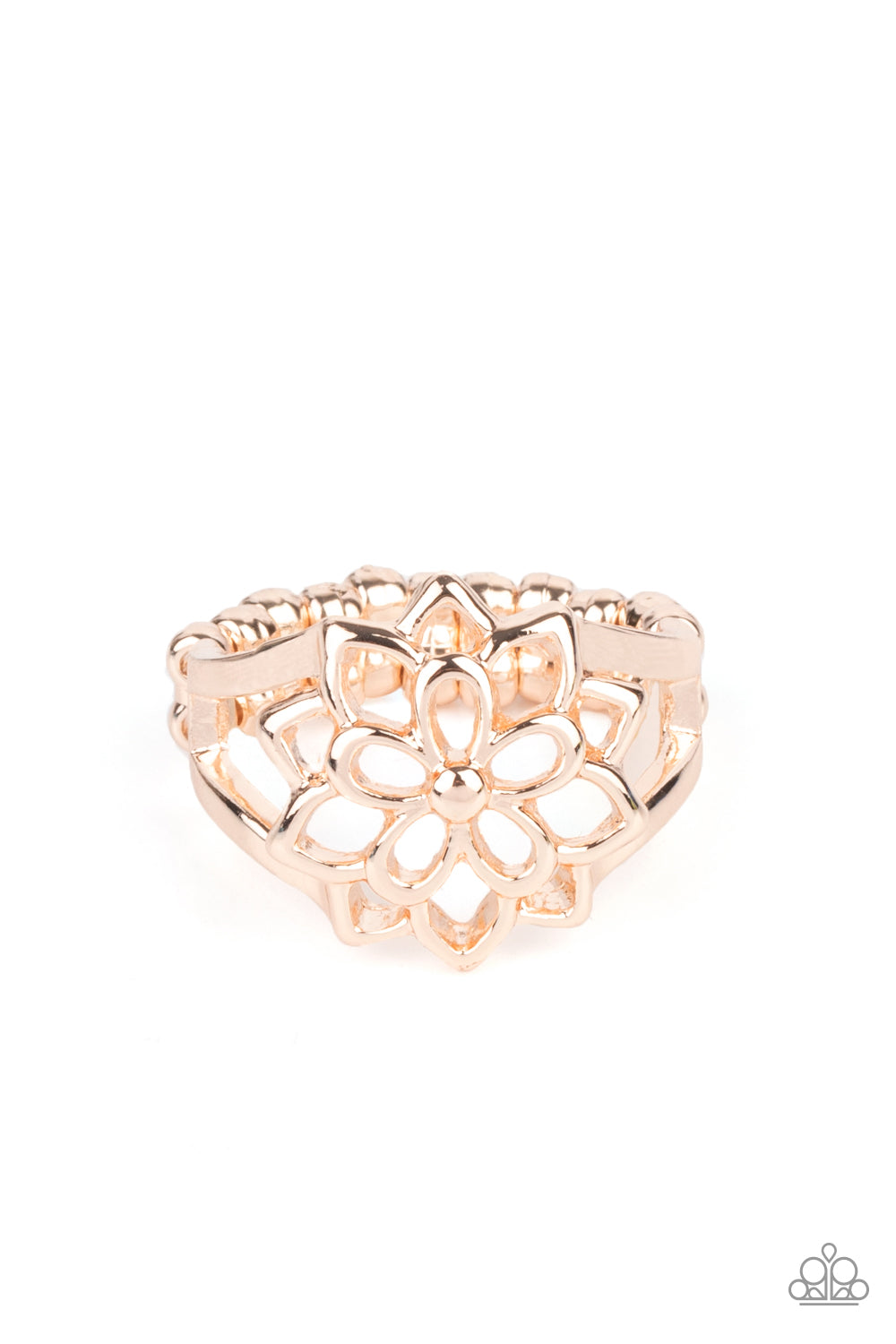 Prana Paradise - Rose Gold Ring Paparazzi Accessories