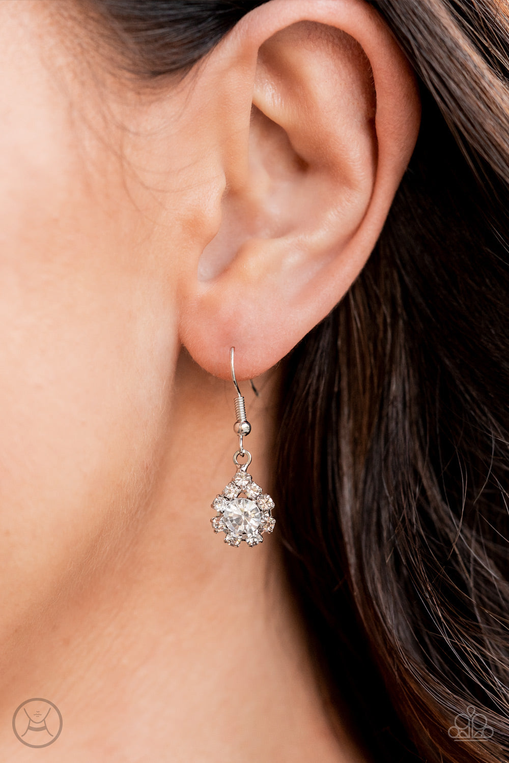 Princess Prominence White Necklace Paparazzi Accessories LOP