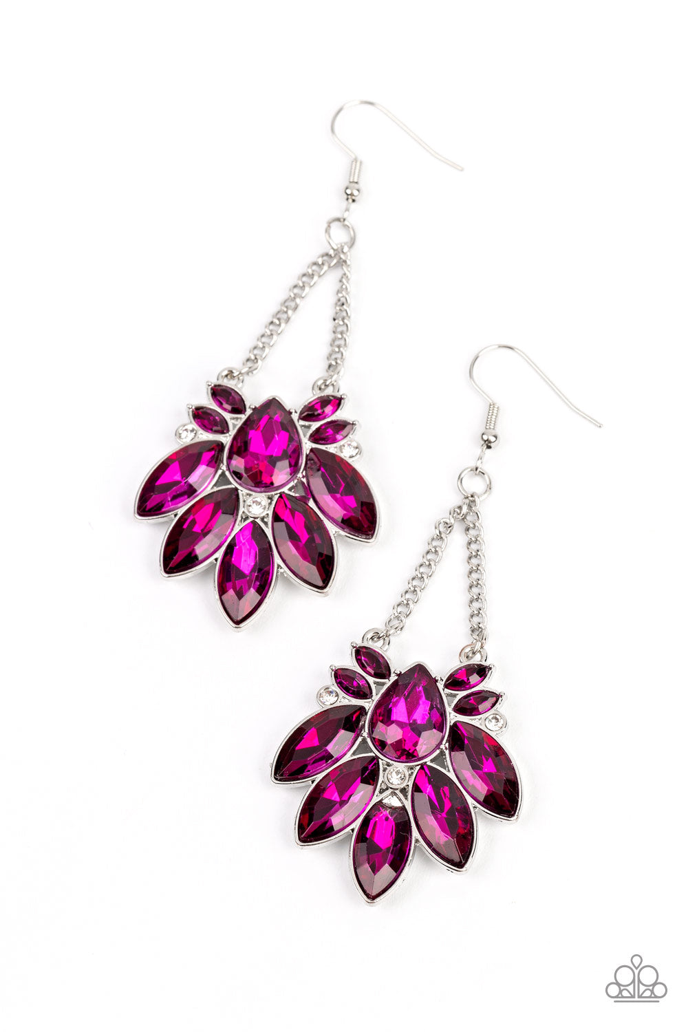 Paparazzi Prismatic Pageantry Pink Earring. #P5ST-PKXX-027XX. Get Free Shipping.
