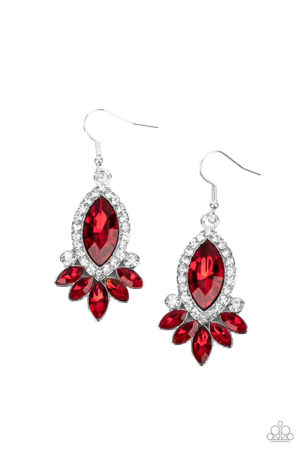 Prismatic Parade Red Earrings Paparazzi Accessories $5 Jewelry. Get Free Shipping! #P5RE-RDXX-156XX