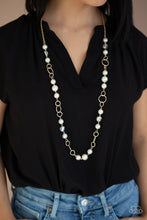 Load image into Gallery viewer, Paparazzi Necklace ~ Prized Pearls - Gold Pearl Necklace
