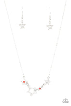 Load image into Gallery viewer, Proudly Patriotic Red Star Necklace Paparazzi Accessories. Subscribe &amp; Save. #P2DA-RDXX-090XX 
