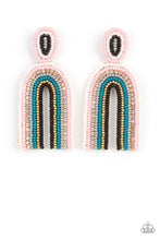 Load image into Gallery viewer, Rainbow Remedy Multi Earrings Paparazzi Accessories Seed Beads Rainbow Post Style earring
