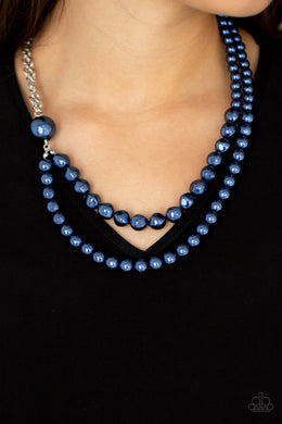 Paparazzi Remarkable Radiance - Blue Pearl Necklace
