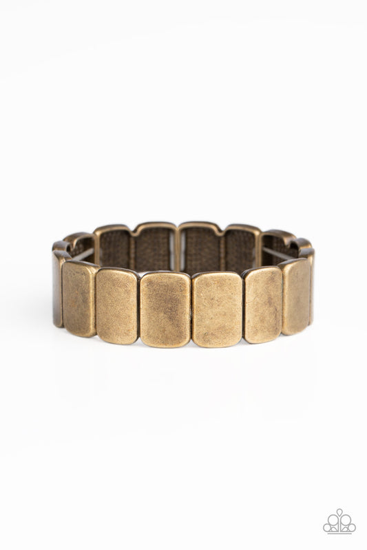Retro Effect Brass Bracelet Paparazzi Accessories. #P9BA-BRXX-040XX. Subscribe & Save.