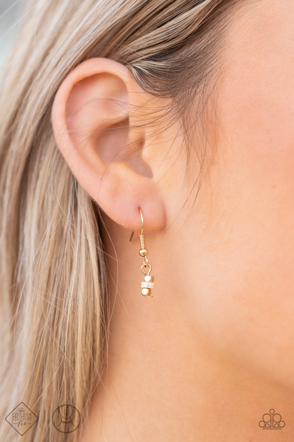 Retro Rejuvenation - Gold Choker Necklace Paparazzi Accessories. Subscribe & Save!