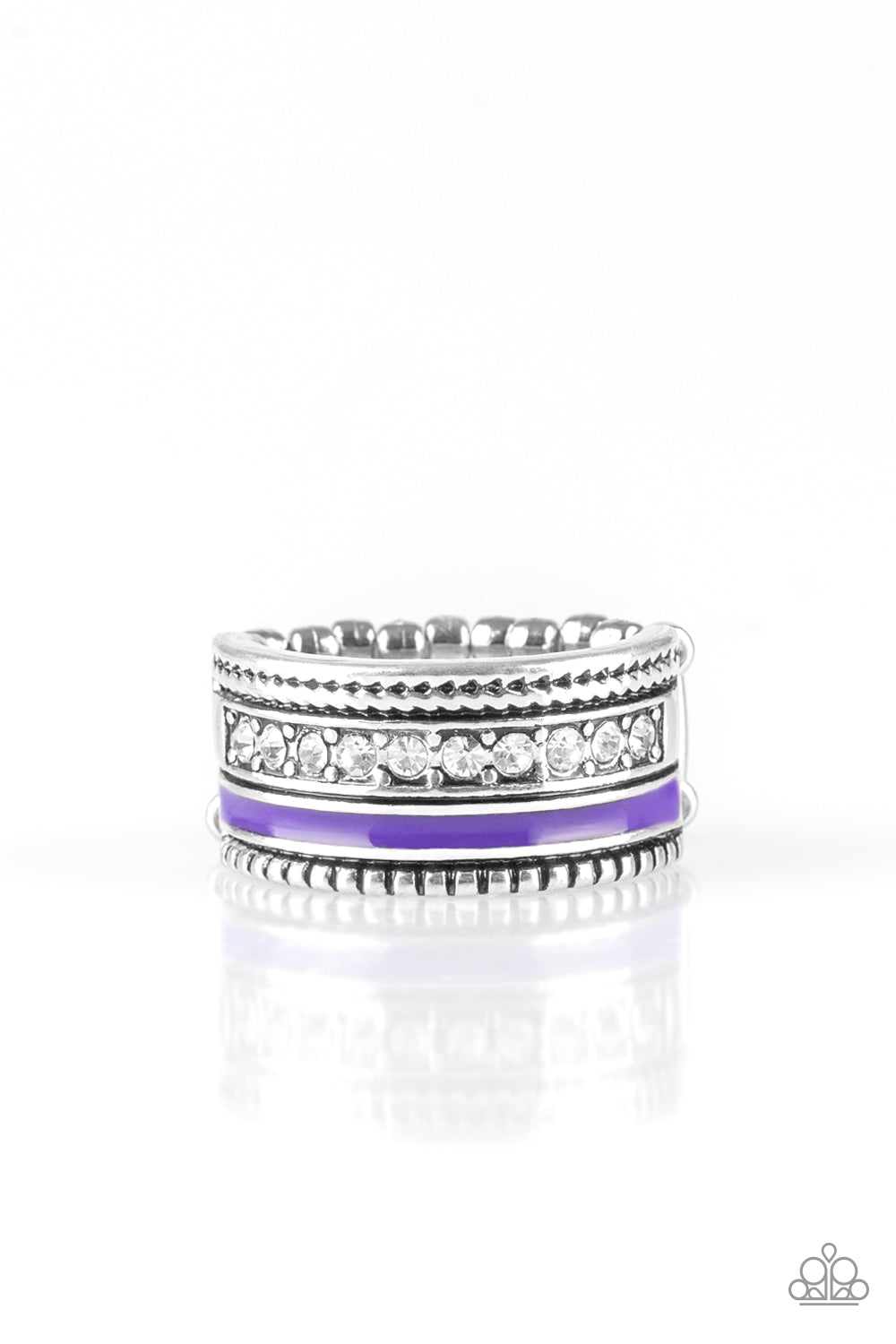 Rich Rogue - Purple Ring Paparazzi Accessories