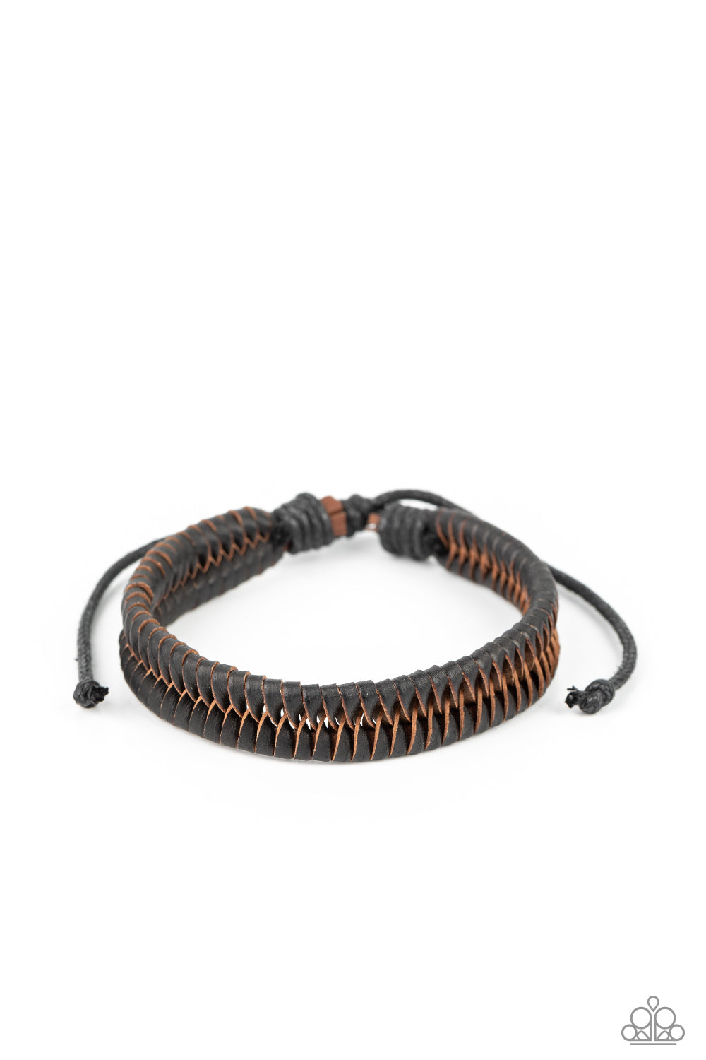 Paparazzi Bracelet ~ Rodeo Rally - Black Urban Men's Bracelet