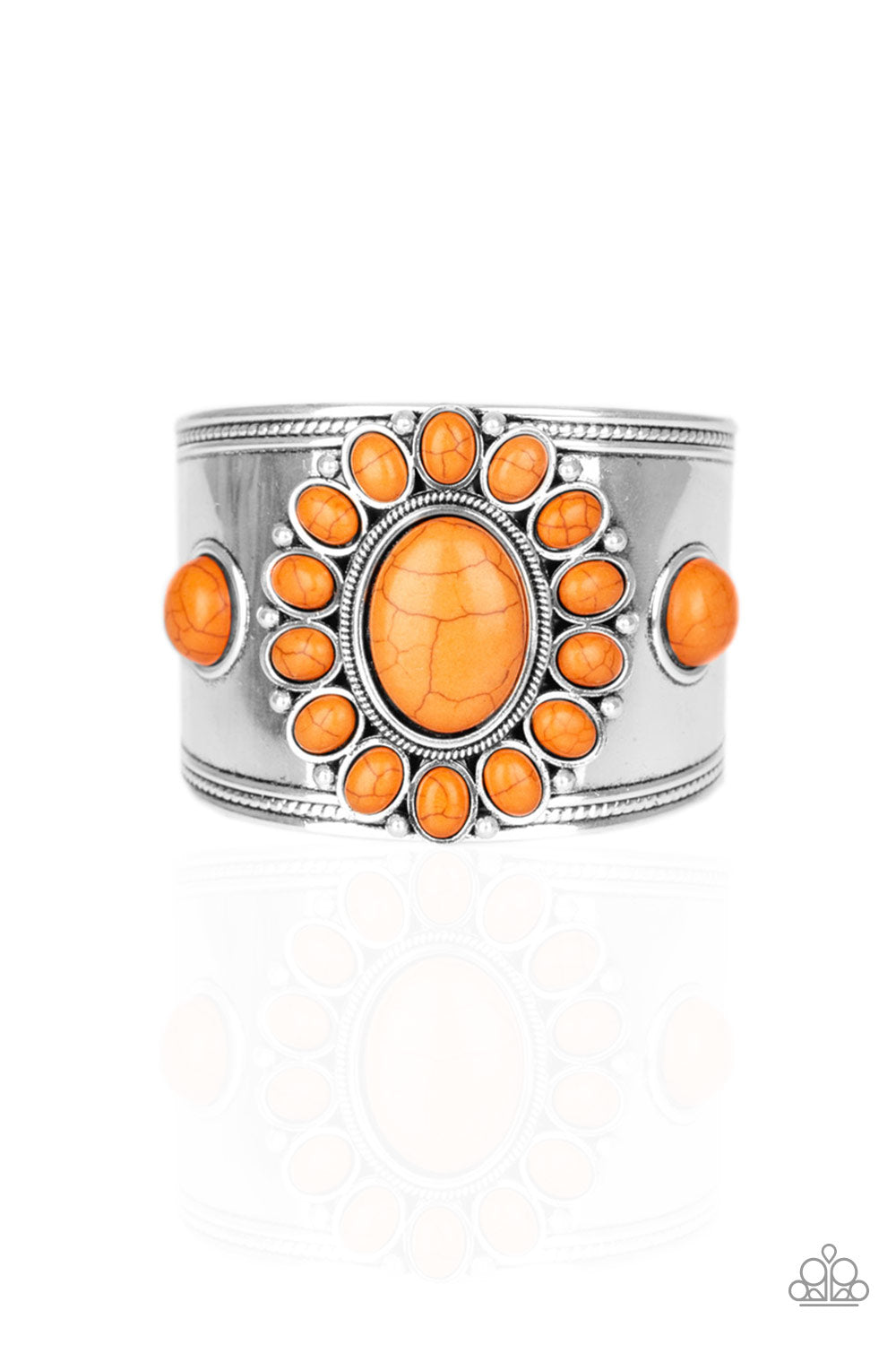 Room to Roam Orange Cuff Bracelets Paparazzi Accessories. #P9SE-OGXX-133LU. Subscribe & Save. Stone