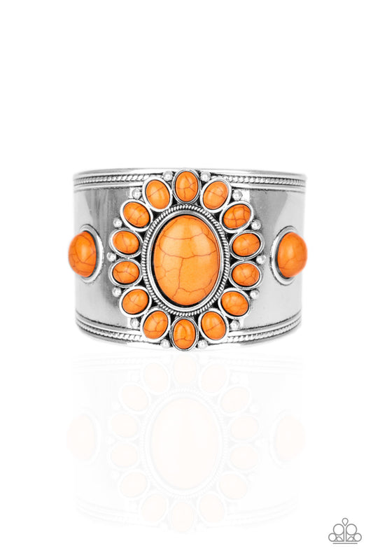 Room to Roam Orange Cuff Bracelets Paparazzi Accessories. #P9SE-OGXX-133LU. Subscribe & Save. Stone
