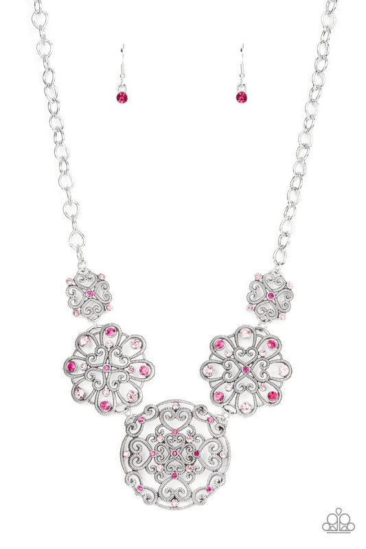 Royally Romantic - Pink Necklace Paparazzi Accessories. Subscribe & Save! #P2ST-PKXX-111XX