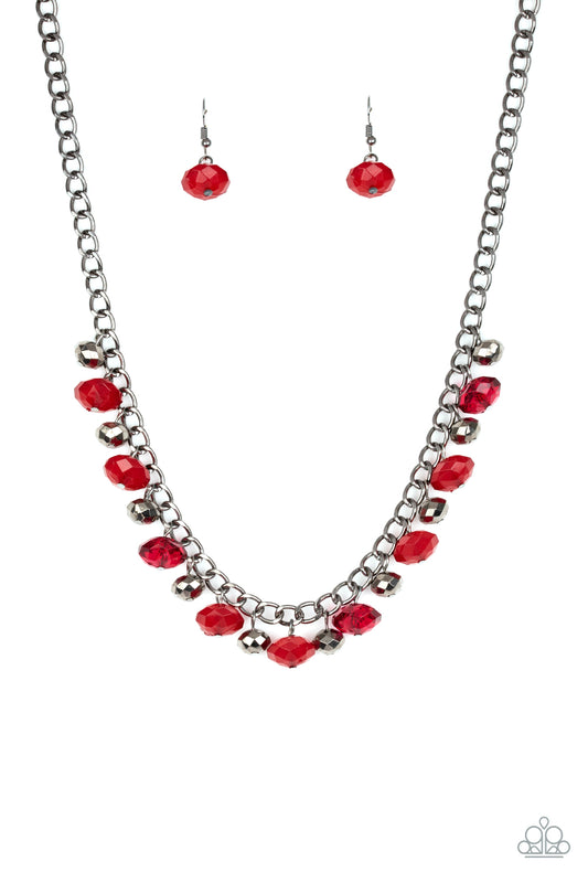 Runway Rebel - Red Necklace