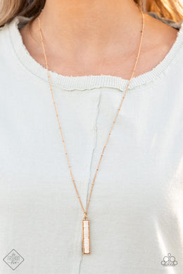 Paparazzi Rural Regeneration Gold Dainty Necklace. #P2SE-GDXX-119HP. Subscribe & Save!
